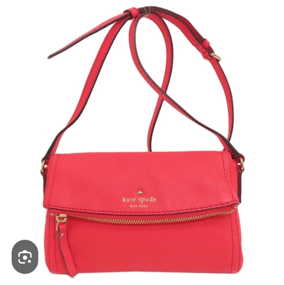 kate spade Handbags - Euc Kate Spade Red Crossbody Bag Plus Dust Cover